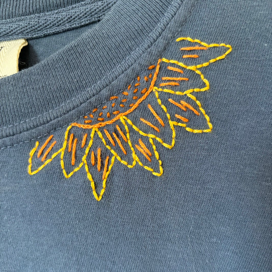 EMBROIDERED SUNFLOWER